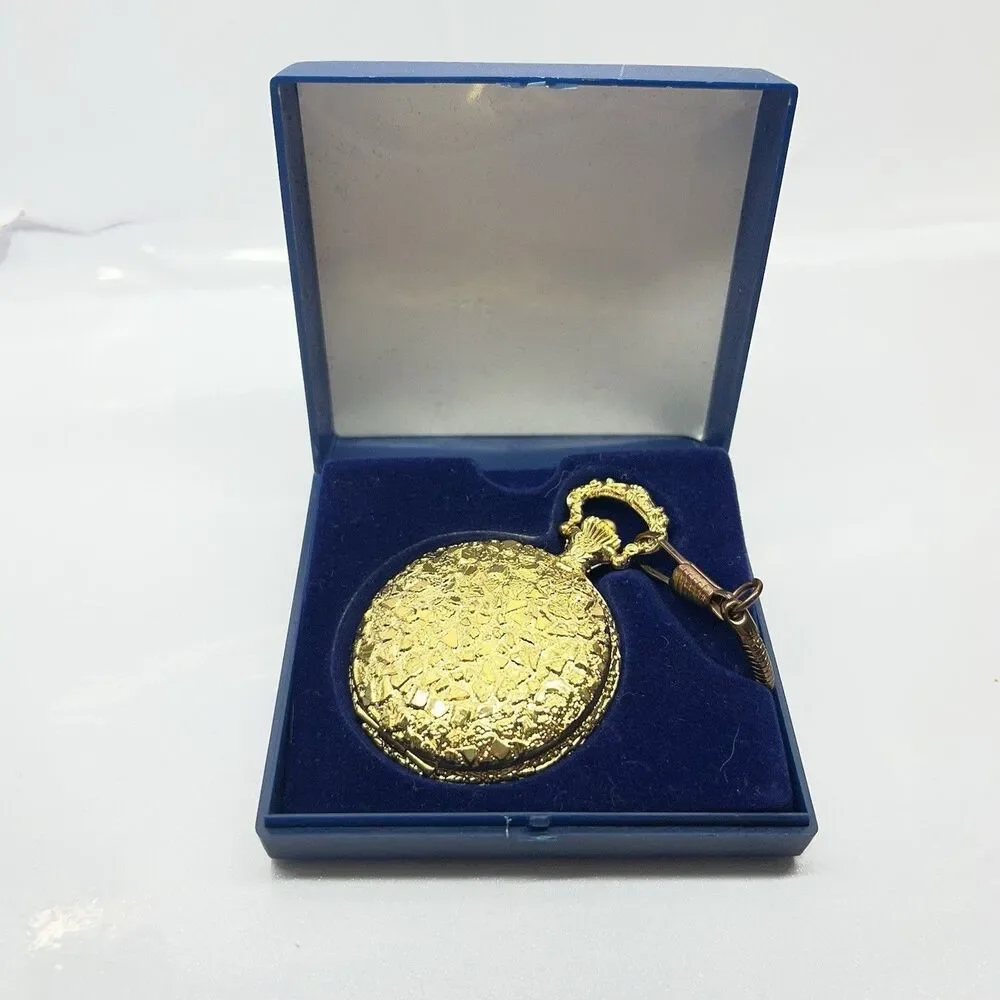 VTG Remington Quartzarama Pocket Watch w/ 12